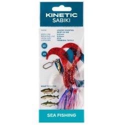 Kinetic Sabiki Loaded Shadtail Skirt UV Rig